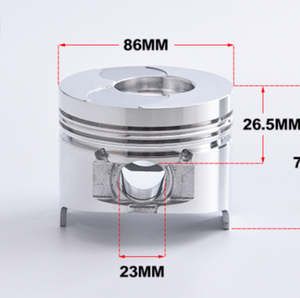 Piston for China Model 186FA 9HP Small Air Cooled Diesel Engine